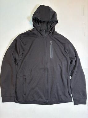 VRST Men's Hooded Performance Jacket in Black